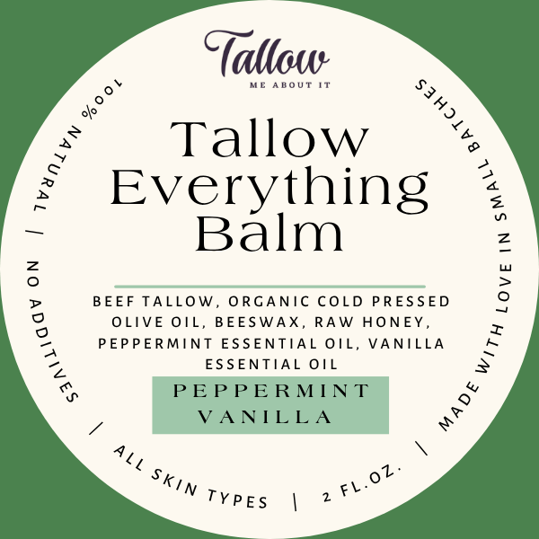 Tallow Everything Balm - Peppermint Vanilla